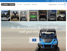 Tablet Screenshot of clearlytough.com